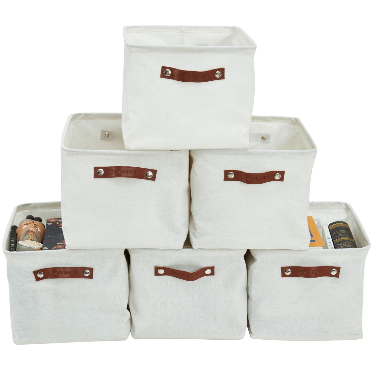 Large Water-Resistant Collapsible Storage Bins (6-Pack) - product image 18