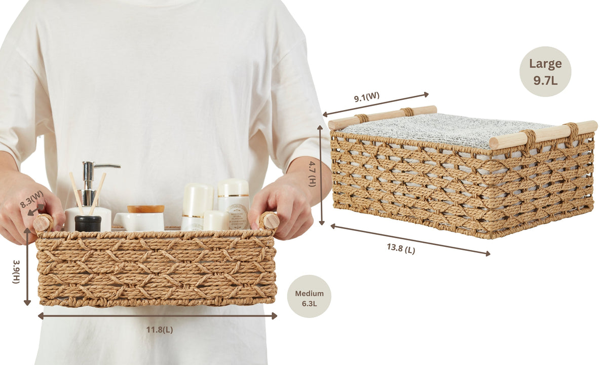 Woven Rope Shelf Baskets (2- or 3-Pack) - product image 11