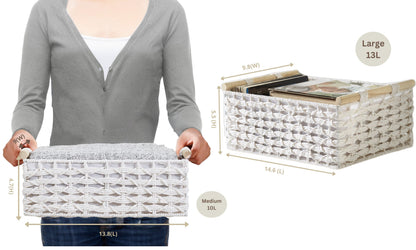 Woven Rope Shelf Baskets (2- or 3-Pack) - product image 7