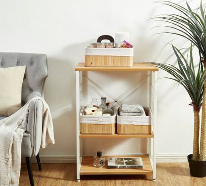 Bamboo Storage Baskets with Removable Fabric Liners (Set of 3) - product image 2