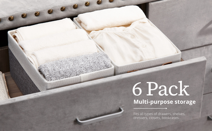Collapsible Fabric Storage Bins (6-Pack) - product image 1