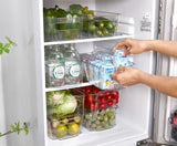 Clear Refrigerator Storage Bins, 12.4-Inch (8-Pack) - product image 1