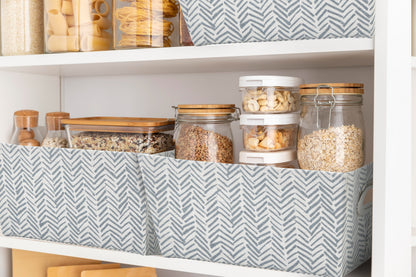 Patterned Nestable Storage Bins with Cutout Handles (4-Pack) - product image 2