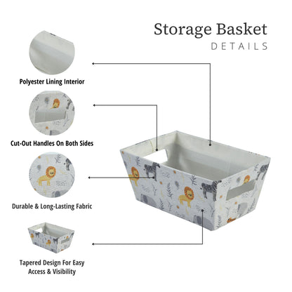 Patterned Nestable Storage Bins with Cutout Handles (4-Pack) - product image 8