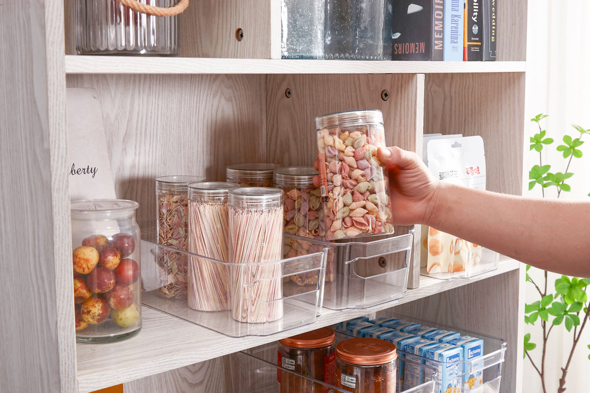 Clear Refrigerator Storage Bins, 12.4-Inch (8-Pack) - product image 4