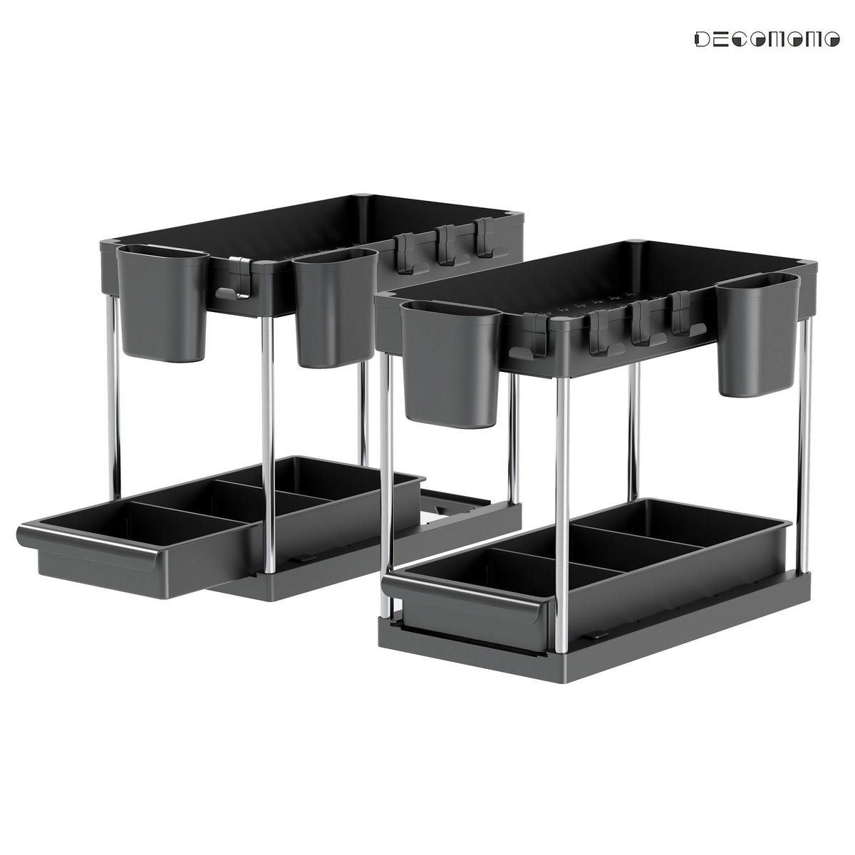 Two-Tier Sliding Under-Sink Organizers (Set of 2) - product image 14