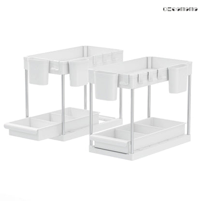 Two-Tier Sliding Under-Sink Organizers (Set of 2) - product image 15