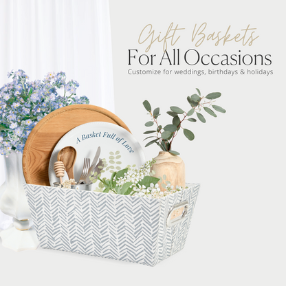 Patterned Nestable Storage Bins with Cutout Handles (4-Pack) - product image 5