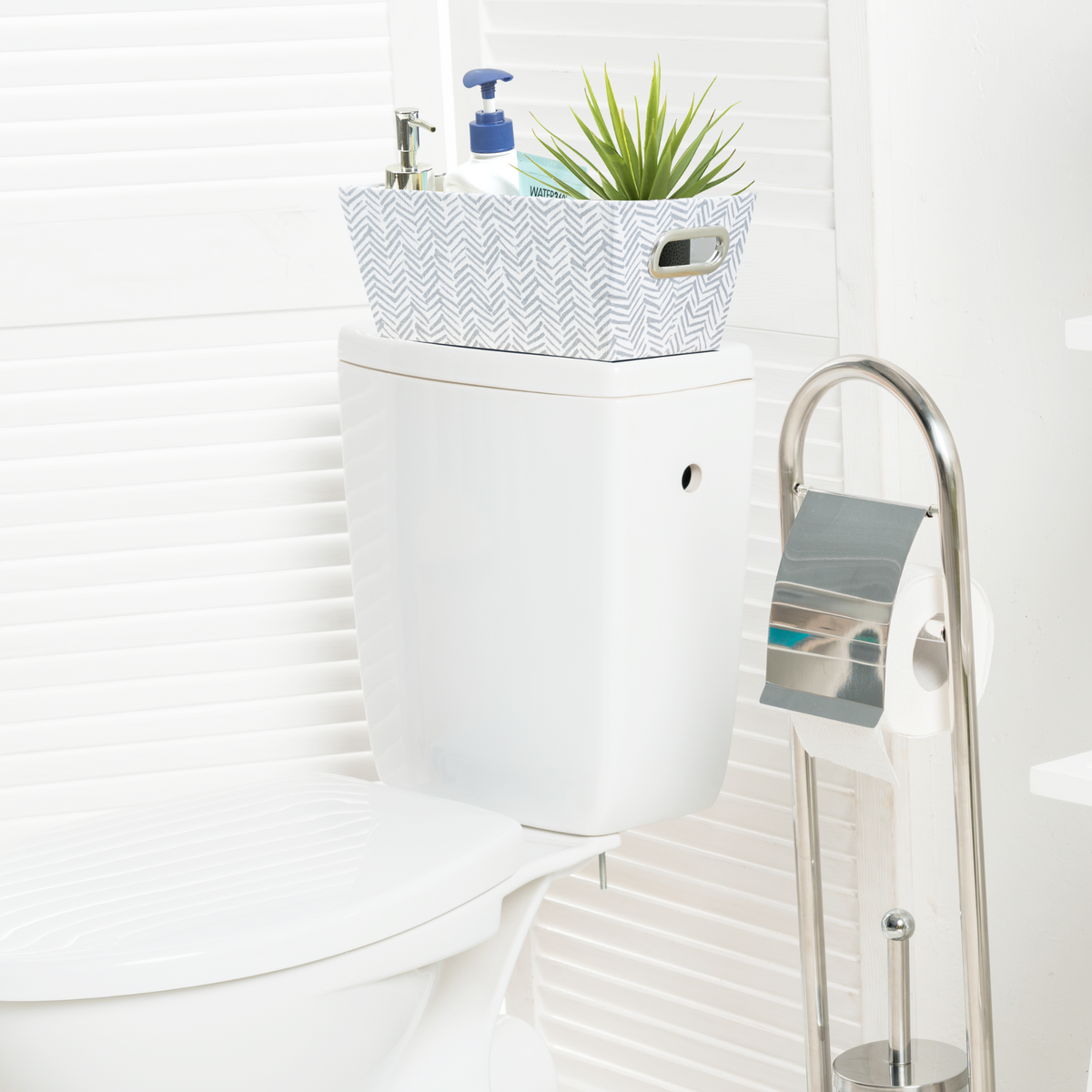 Patterned Nestable Storage Bins with Cutout Handles (4-Pack) - product image 6