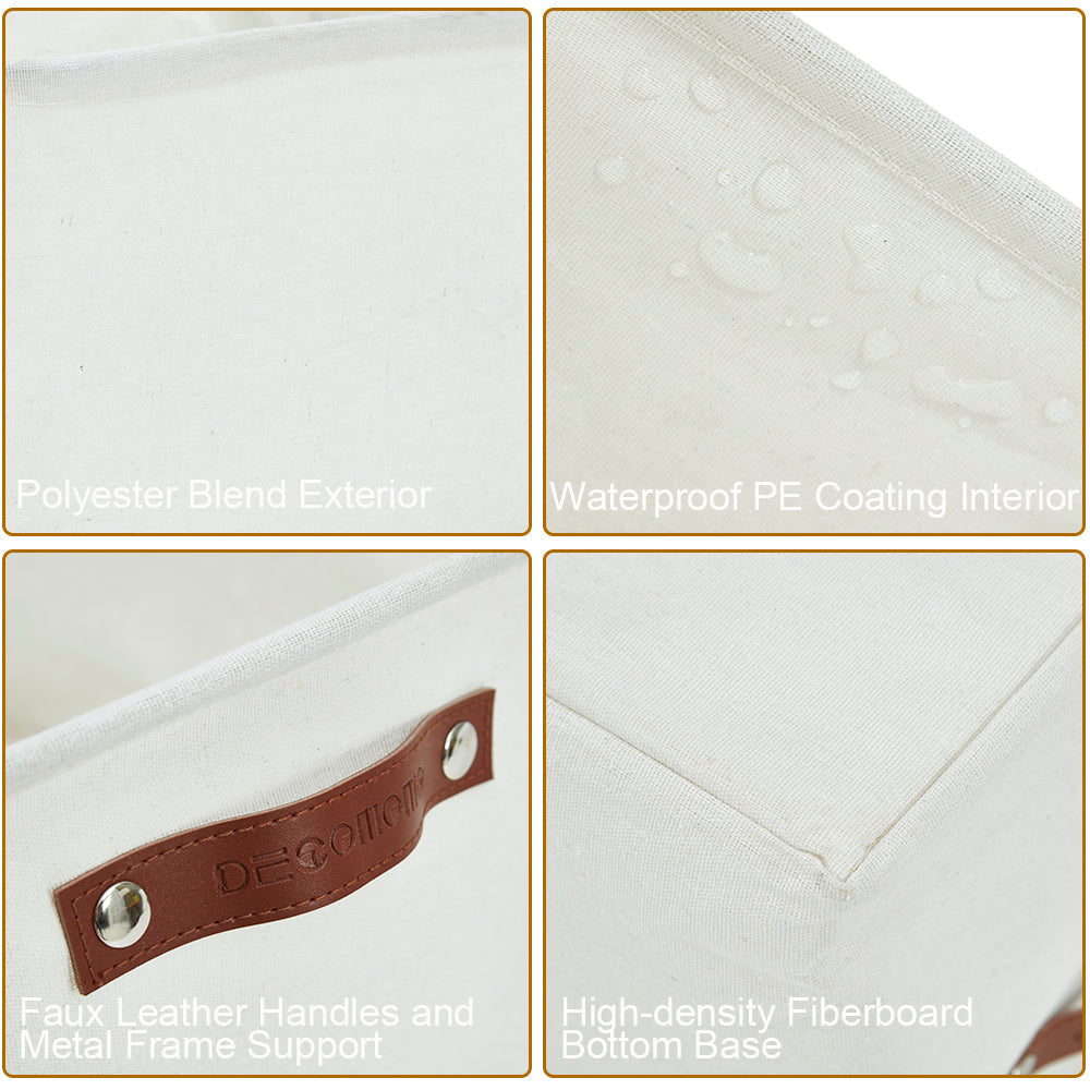 Large Water-Resistant Collapsible Storage Bins (6-Pack) - product image 16