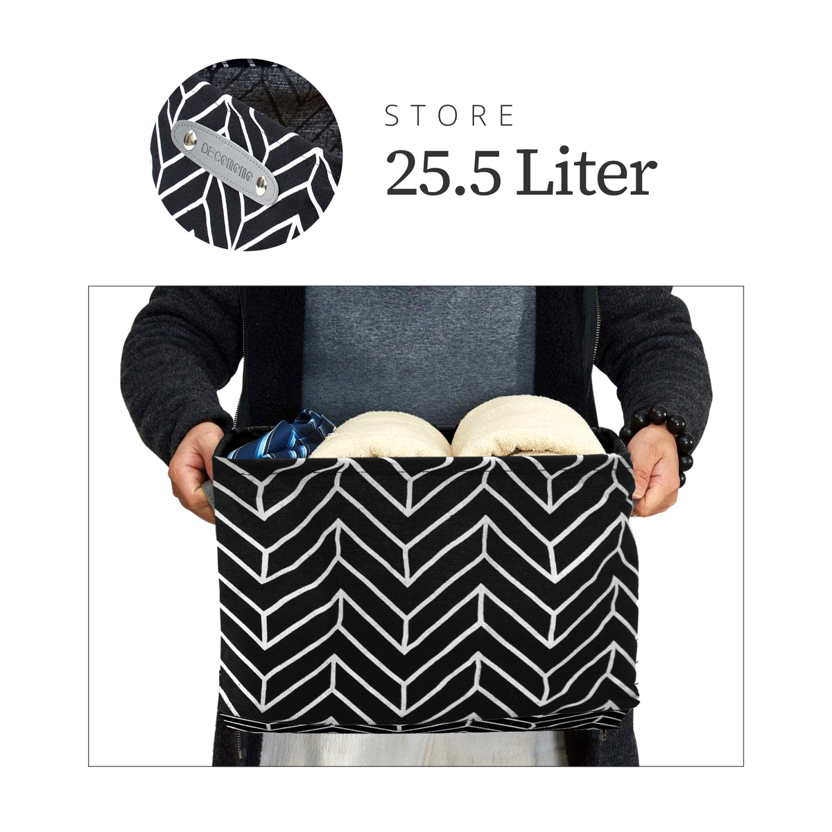 Large Water-Resistant Collapsible Storage Bins (6-Pack) - product image 10