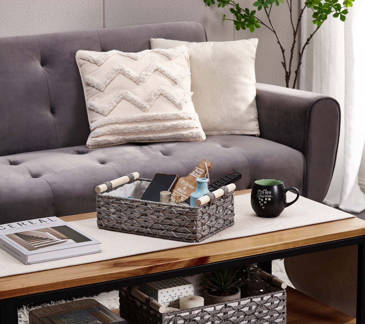 Woven Rope Shelf Baskets (2- or 3-Pack) - product image 4
