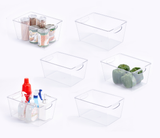 Clear Refrigerator and Pantry Organizer Bins (4- or 6-Pack) - product image 1