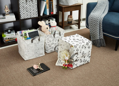 Patterned 13-Inch Collapsible Storage Cubes (6-Pack) - product image 2