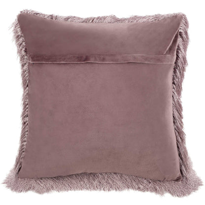 Lilac Shag-Texture Accent Pillow - product image 3