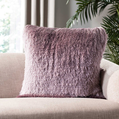 Lilac Shag-Texture Accent Pillow - product image 4