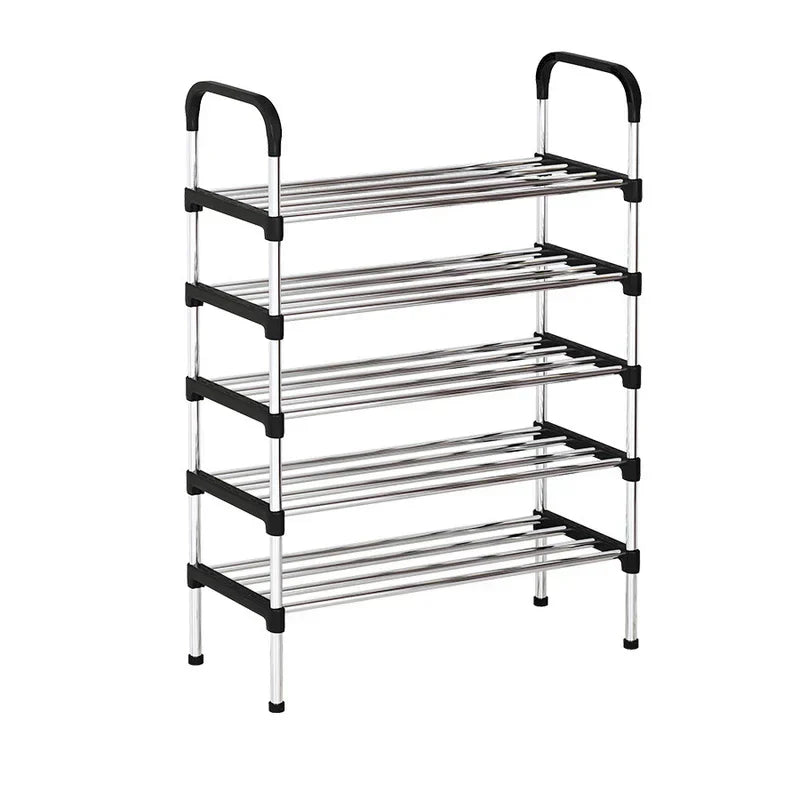 Compact Freestanding Shoe Organizer Rack