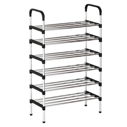 Compact Freestanding Shoe Organizer Rack