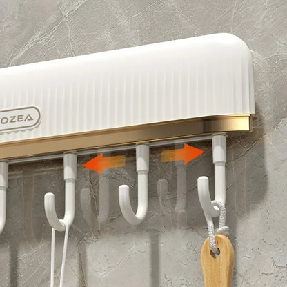 Compact Wall Shelf with Hanging Hooks - product image 5