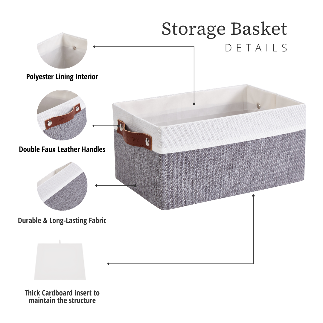 Collapsible Fabric Storage Bins (6-Pack) - product image 2