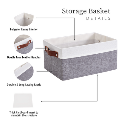 Collapsible Fabric Storage Bins (6-Pack) - product image 2