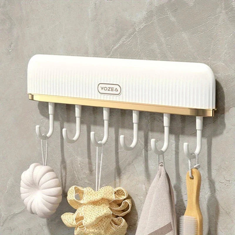 Compact Wall Shelf with Hanging Hooks - product image 4