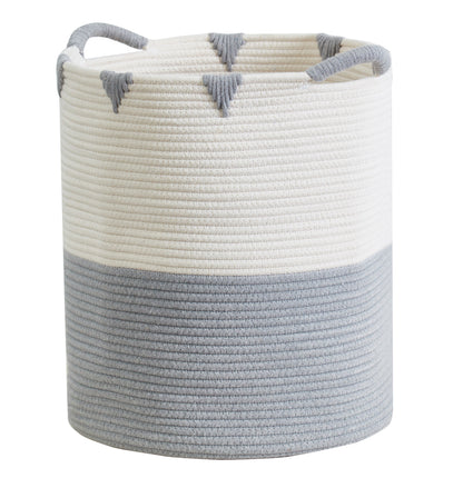 Cotton Rope Storage Basket with Woven Triangle Pattern - product image 14